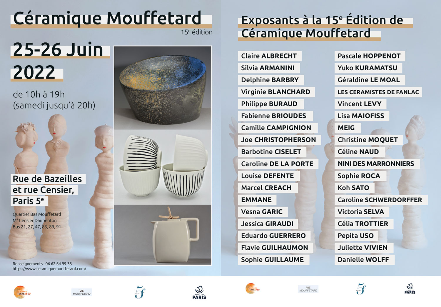 Céramique Mouffetard 2022