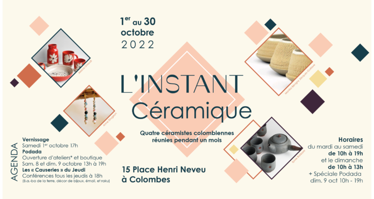 Affiche L'instant Céramique Colombes